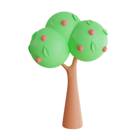 Apple Tree  3D Icon