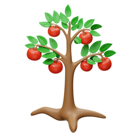 Apple Tree  3D Icon