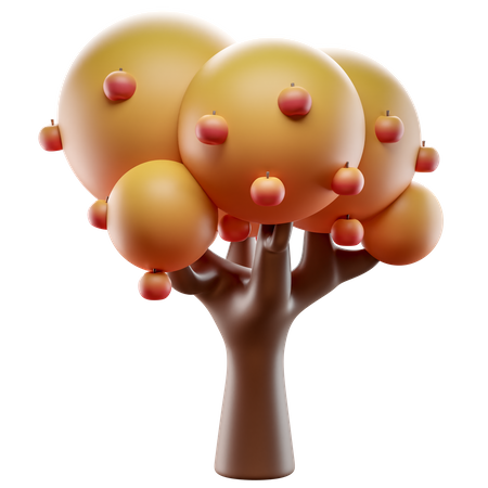 Apple Tree 3D Icon