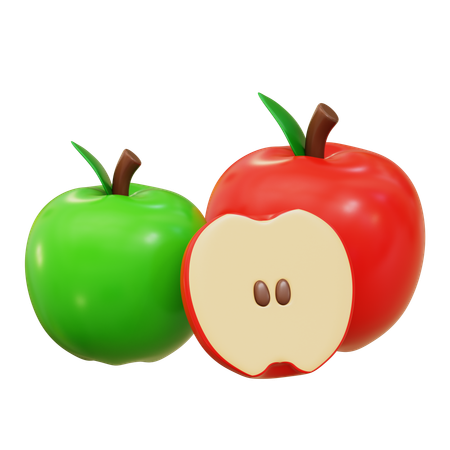 Apples  3D Icon