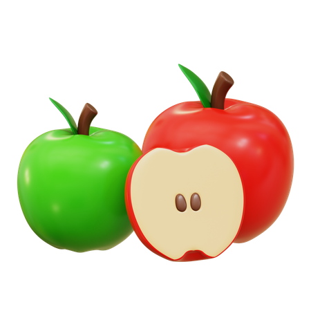 Apples  3D Icon