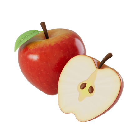 Apples  3D Icon
