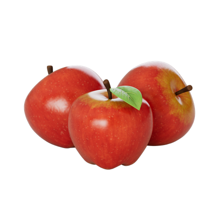 Apples  3D Icon