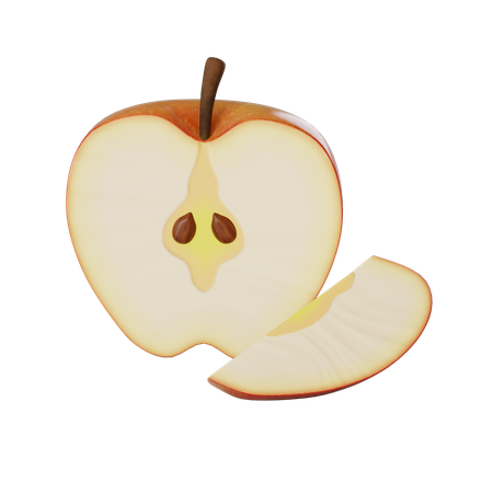 Apples  3D Illustration