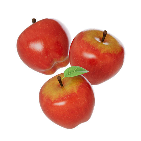Apples  3D Illustration