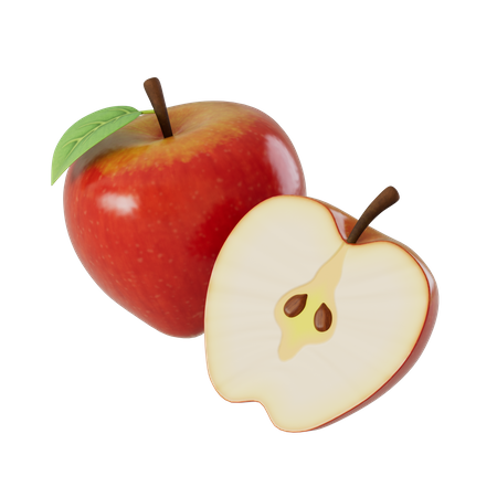 Apples 3D Illustration