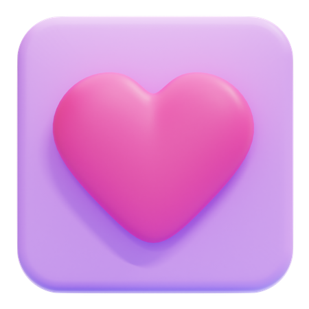 Application d'amour  3D Icon