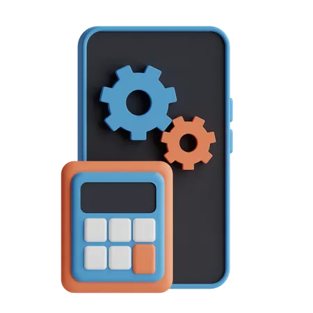 Calculatrice d'application  3D Icon