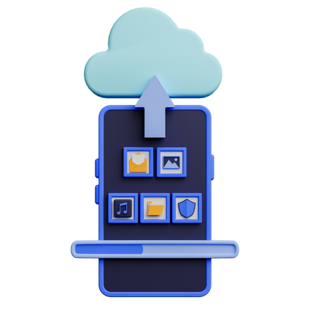 Application cloud  3D Icon