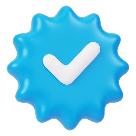 Application de badge vérifiée  3D Icon