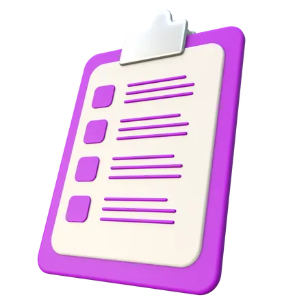 Application Form  3D Icon
