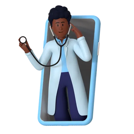 Application médicale en ligne  3D Illustration