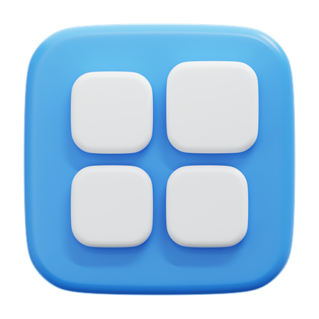 Application Menu  3D Icon