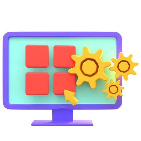 Application Optimisation  3D Icon