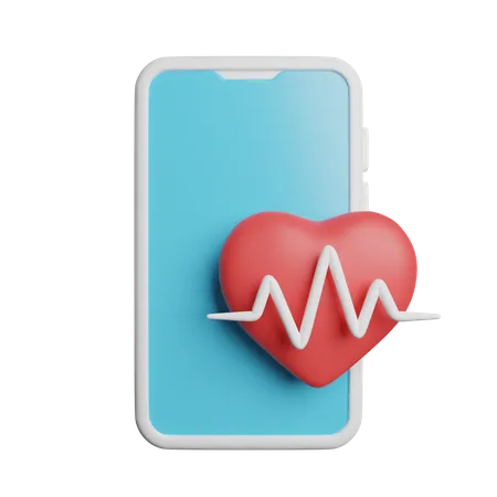 Application de santé  3D Icon