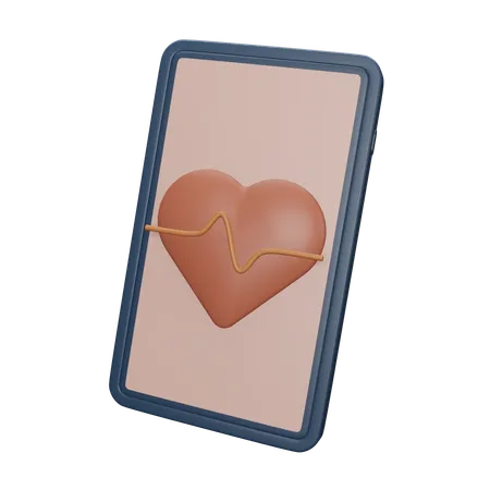 Application de santé  3D Icon