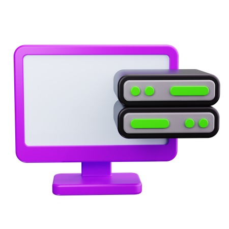 Application Server  3D Icon