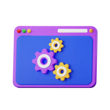 Application Setting  3D Icon