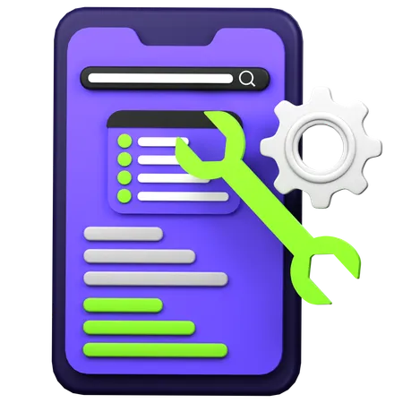 Application Setting  3D Icon