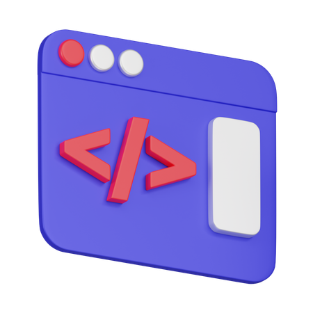 Application Web  3D Icon