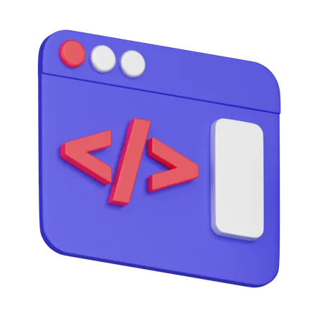 Application Web  3D Icon