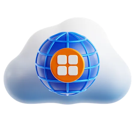 Application Web  3D Icon