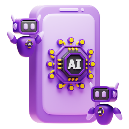 Applications IA  3D Icon