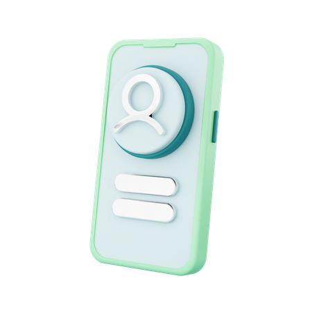 Application mobile  3D Icon