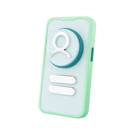 Application mobile  3D Icon