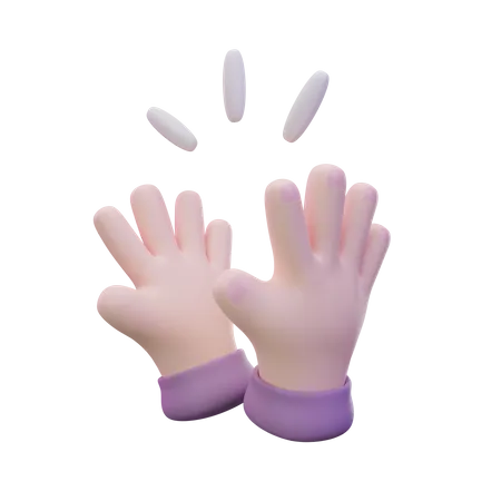 Applouse Hand Gesture  3D Icon