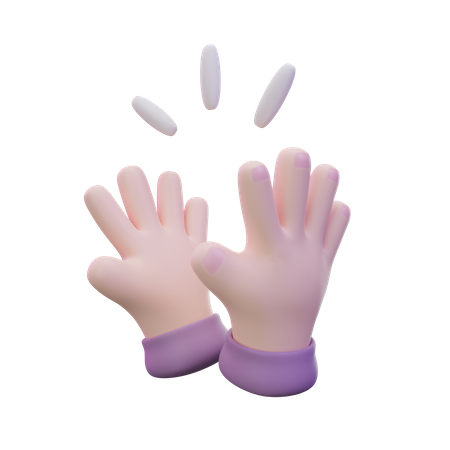 Applouse Hand Gesture  3D Icon