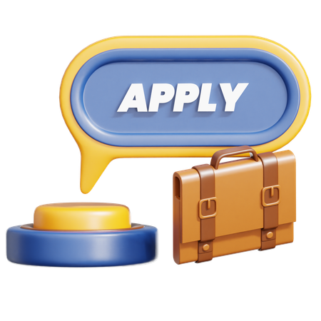 Apply Job  3D Icon