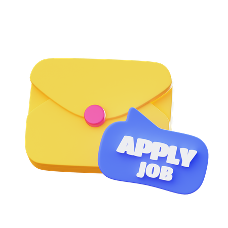 Apply Job  3D Icon