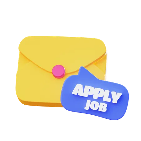 Apply Job  3D Icon