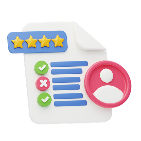 Appraisal  3D Icon