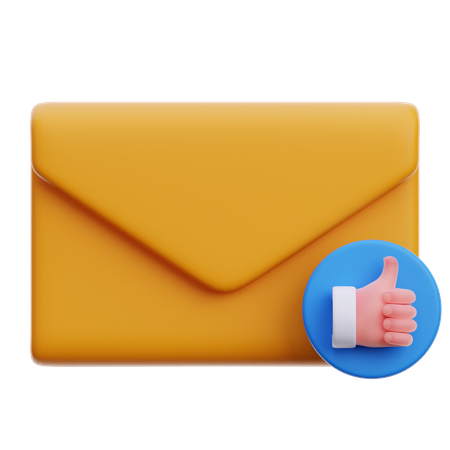 Appreciation Email  3D Icon