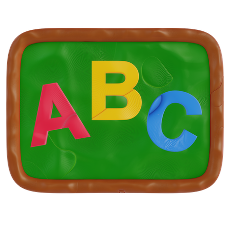 Apprendre les principes fondamentaux de l'ABC  3D Icon