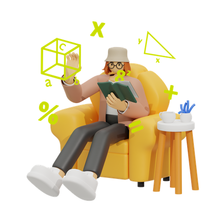 Apprentissage des mathématiques  3D Icon