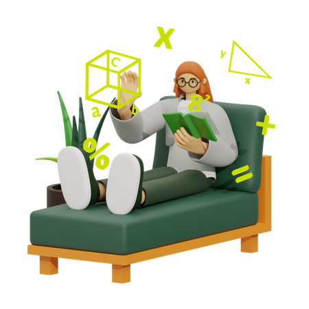 Apprentissage des mathématiques  3D Icon