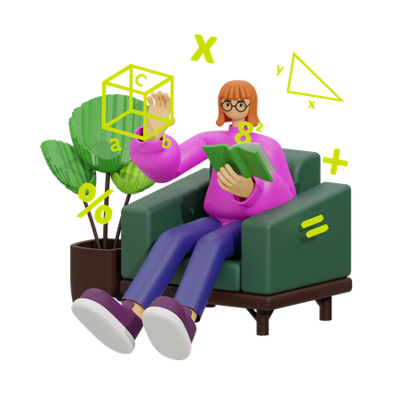 Apprentissage des mathématiques  3D Icon