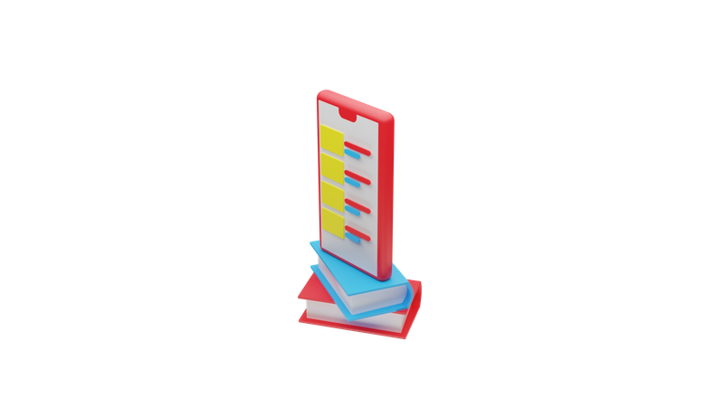 Apprentissage en ligne  3D Icon