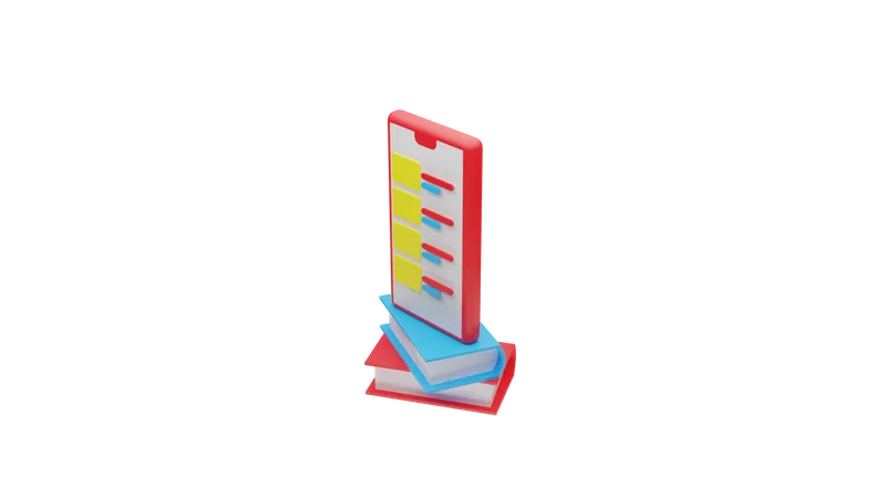 Apprentissage en ligne  3D Icon