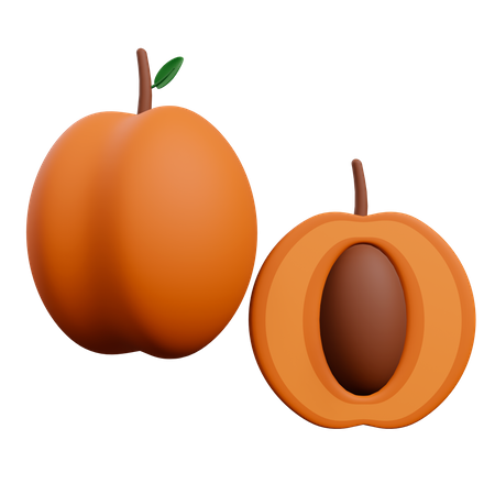 Appricot  3D Illustration