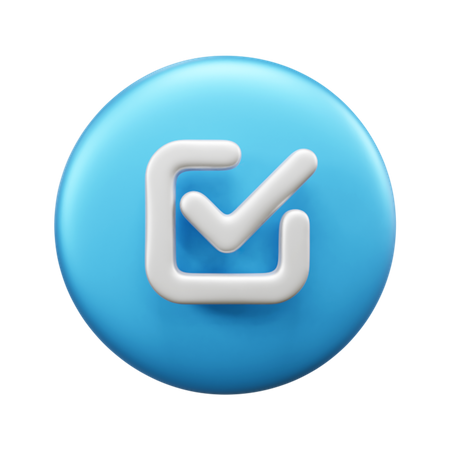 Approuvé  3D Icon