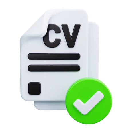 Approuvé  3D Icon