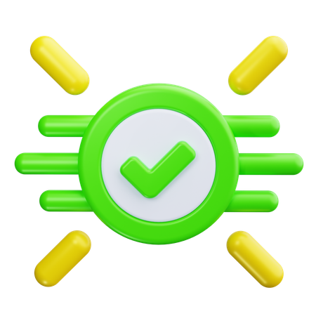 Approuvé  3D Icon