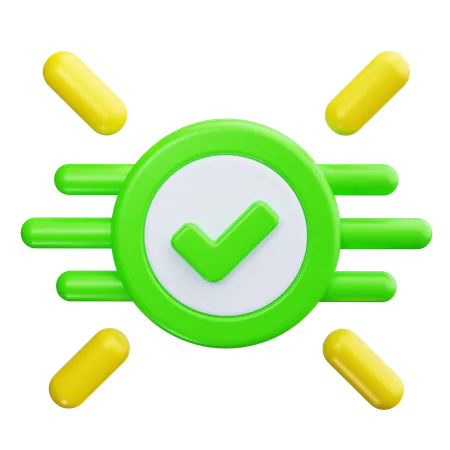 Approuvé  3D Icon