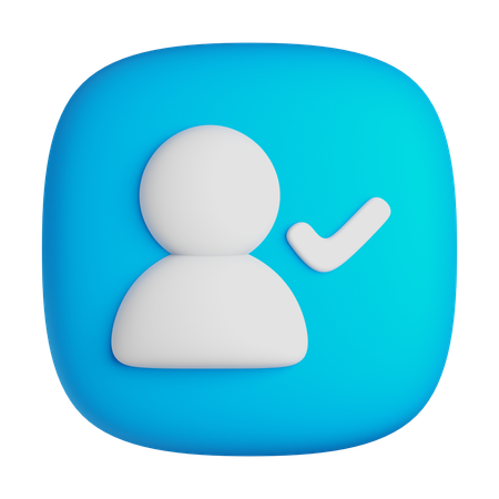 Approuvé par l'utilisateur  3D Icon