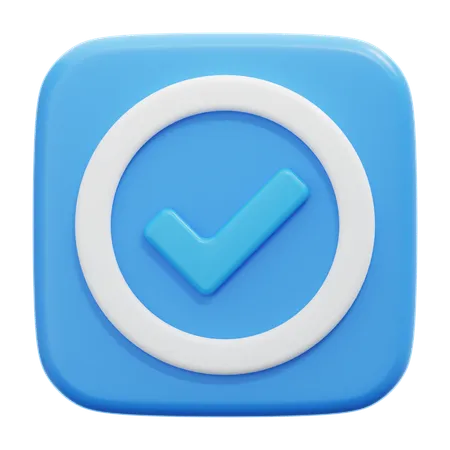 Approuver  3D Icon