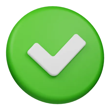 Approuver  3D Icon